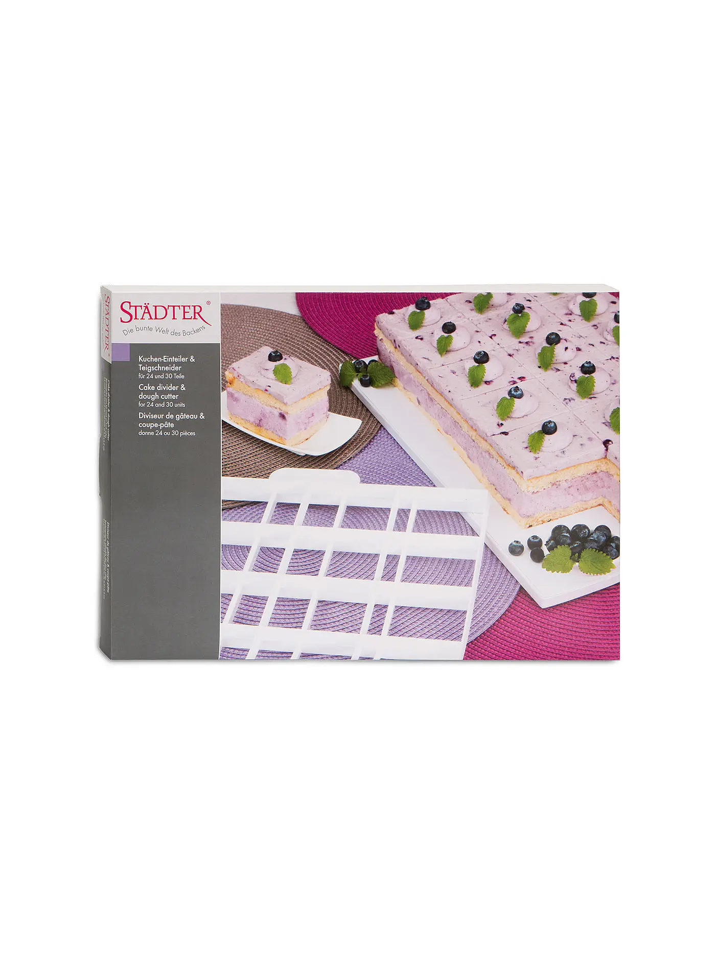STAEDTER | Kucheneinteiler & Teigschneider - für 24 oder 30 Stücke | 
